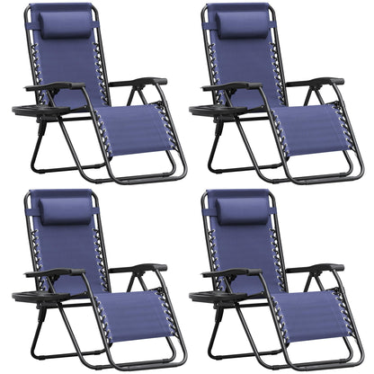 Adjustable Zero Gravity Folding Lounge Chair for Outdoor Relaxation