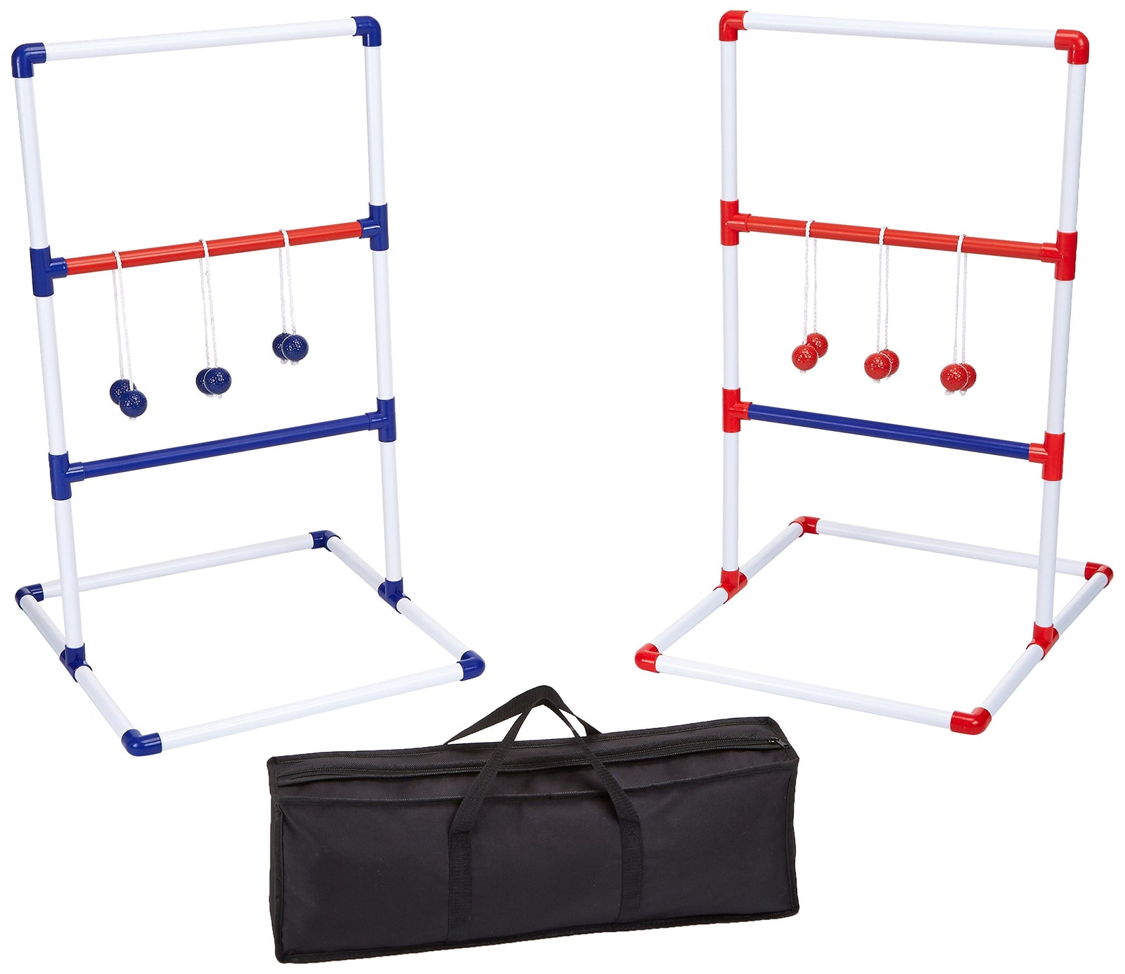 Portable Ladder Toss Outdoor Game Set with Carrying Case for Backyard Fun