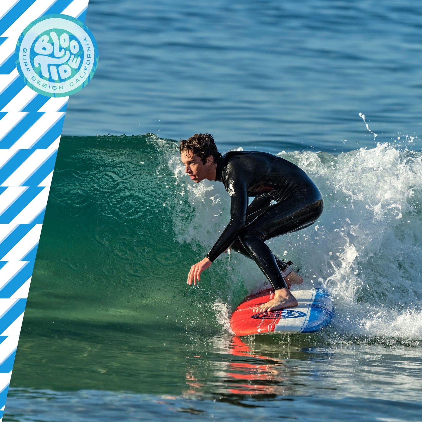 Bloo Tide 6’ Swallow Tail Soft Surfboard