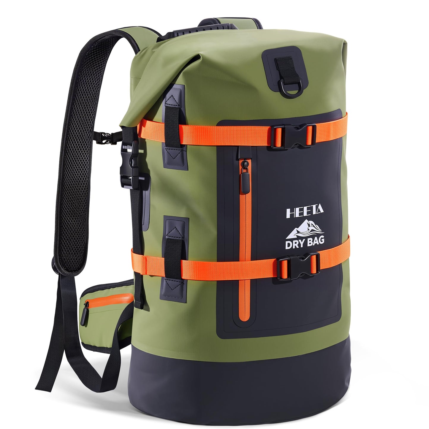 40L Waterproof Dry Bag Backpack with Roll Top Design for Kayaking & Outdoor Travel