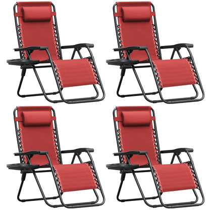 Adjustable Zero Gravity Folding Lounge Chair for Outdoor Relaxation