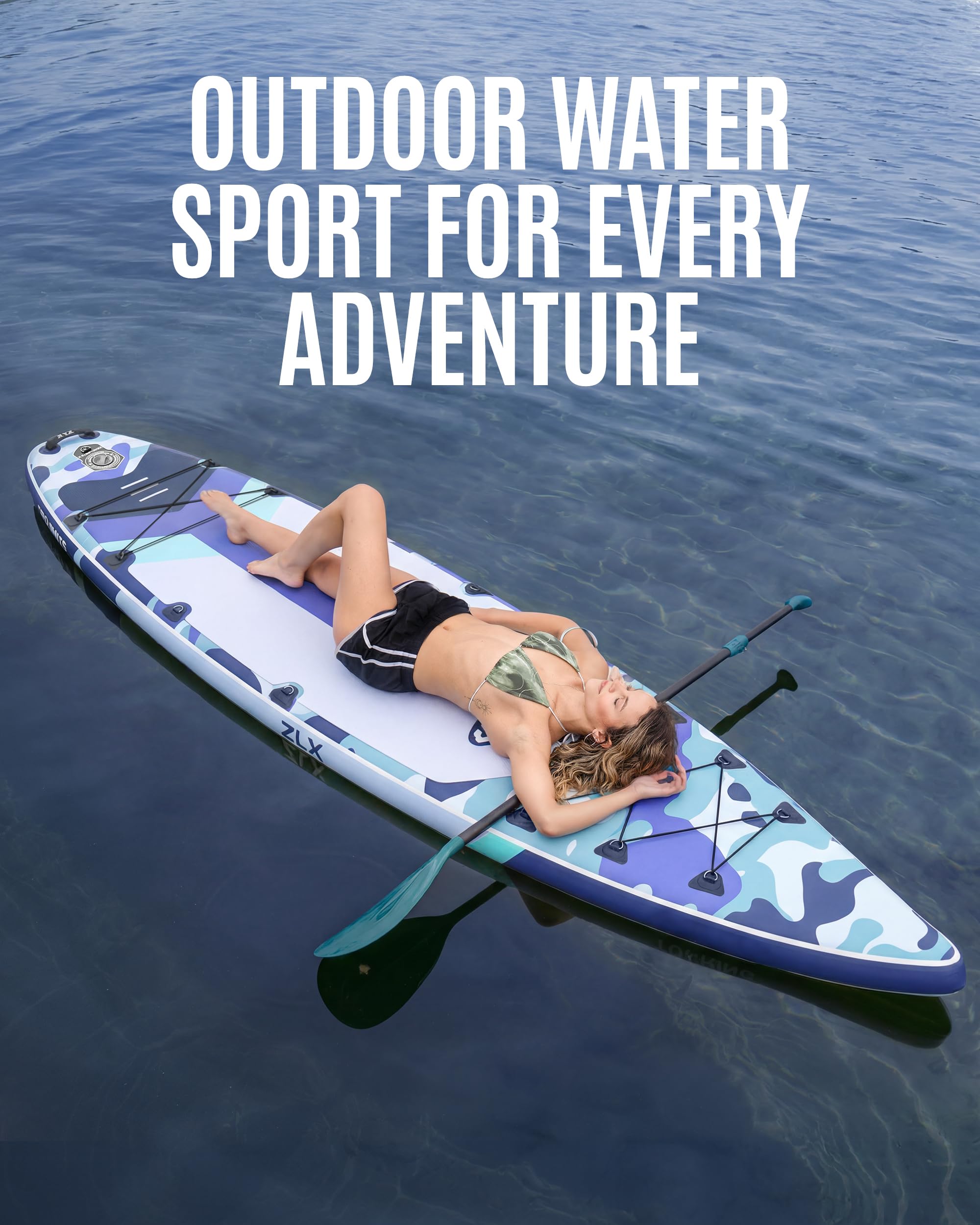 11'6" Inflatable Stand Up Paddle Board for Beginners with Accessories
