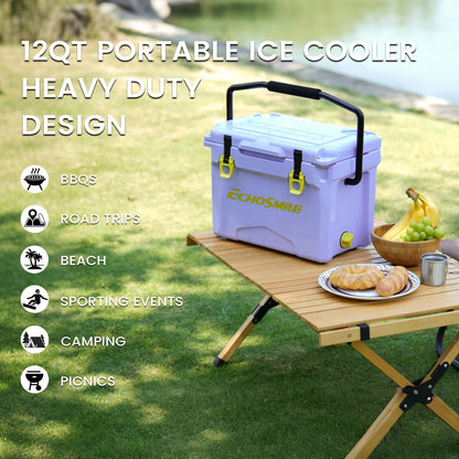 12/18 Quart Rotomolded Cooler for Camping, Travel & Outdoor Adventures