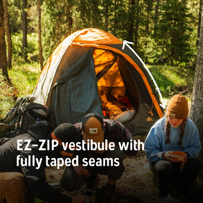 3-Season Backpacking Tent with Aluminum Pole Frame and Vestibule