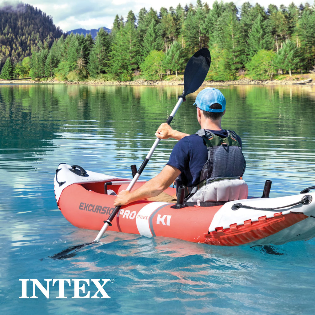 Inflatable Kayak Set with Paddles Pump & Adjustable Bucket Seat