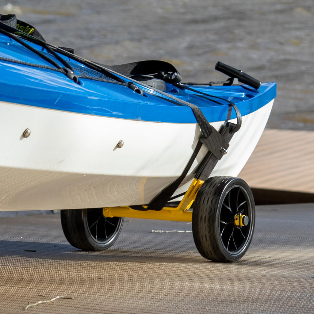 Kayak Canoe Transport Cart with Straps and Lightweight Aluminum Frame