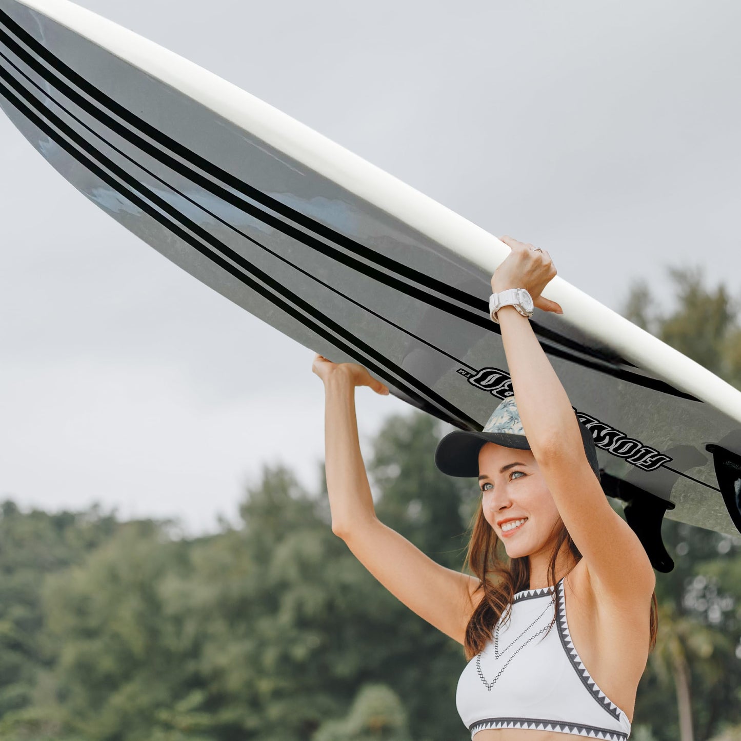 Soft Foam Surfboard with Fins and Leash for Beginners & All Levels