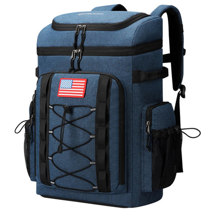 Maelstrom 35/50 Can Insulated Backpack Cooler, Leakproof Soft Lunch Ice Bag