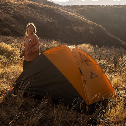 3-Season Backpacking Tent with Aluminum Pole Frame and Vestibule