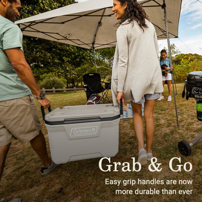 Insulated Portable Hard Cooler with 5-Day Ice Retention for Outdoor Use