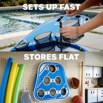 Floating Pool Cornhole Game for Adults & Family Water Fun