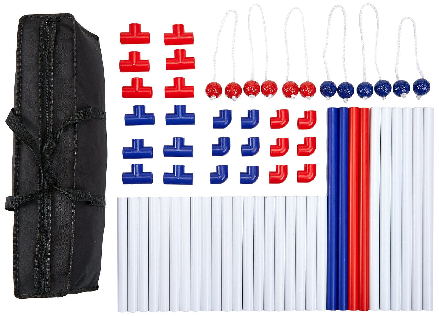 Portable Ladder Toss Outdoor Game Set with Carrying Case for Backyard Fun
